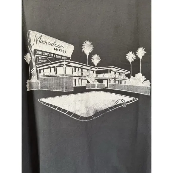 NWT Spiritual Gangster Micro Motel Boyfriend Tee Gray Women’s Size Small - Picture 6 of 9